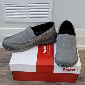 PROPET Men's Grey Slip On Shoes - US 10.5